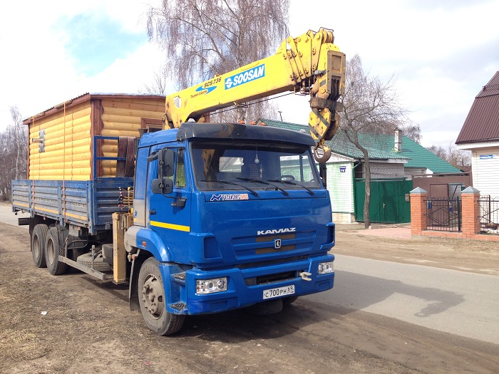 Перевозка бани из Твери в Москву